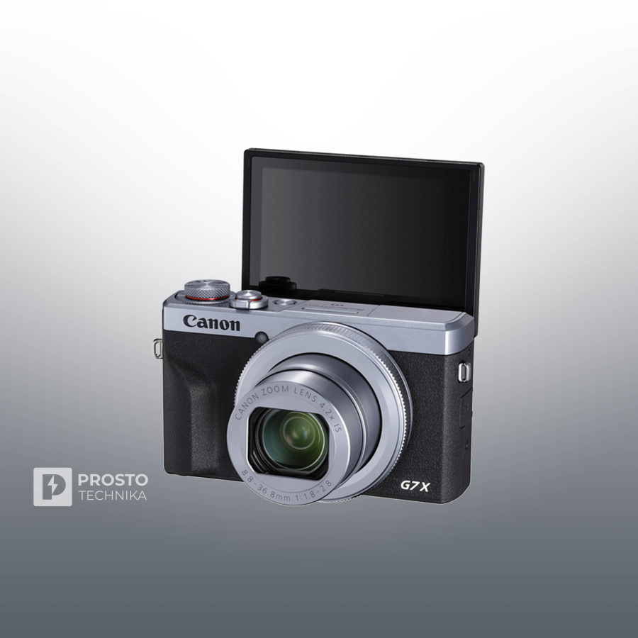 Фотоаппарат Canon PowerShot G7 X Mark III, серебристый